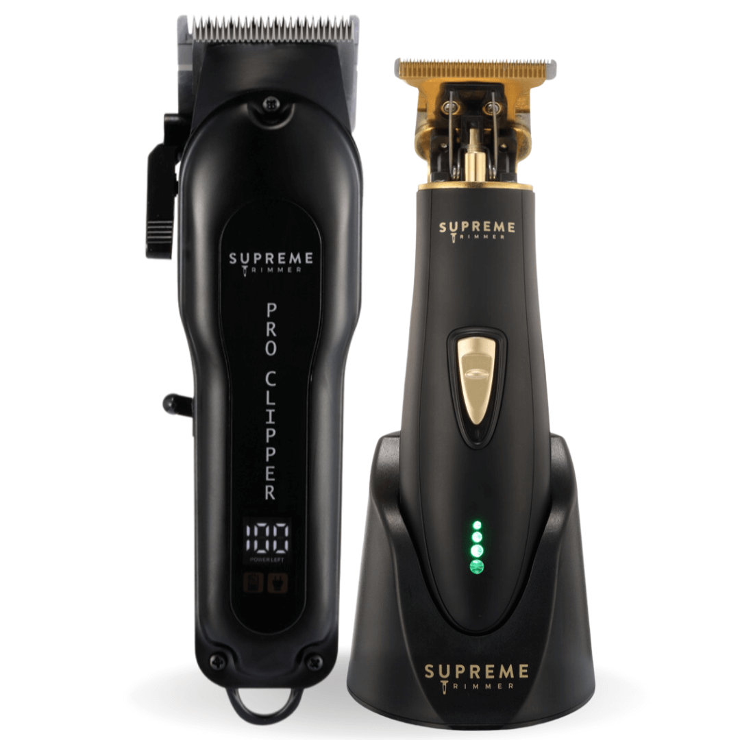 PRO CLIPPER™ & T Shaper™ Trimmer Bundle - Hair Clippers & Trimmers - Supreme Trimmer Mens Trimmer Grooming kit