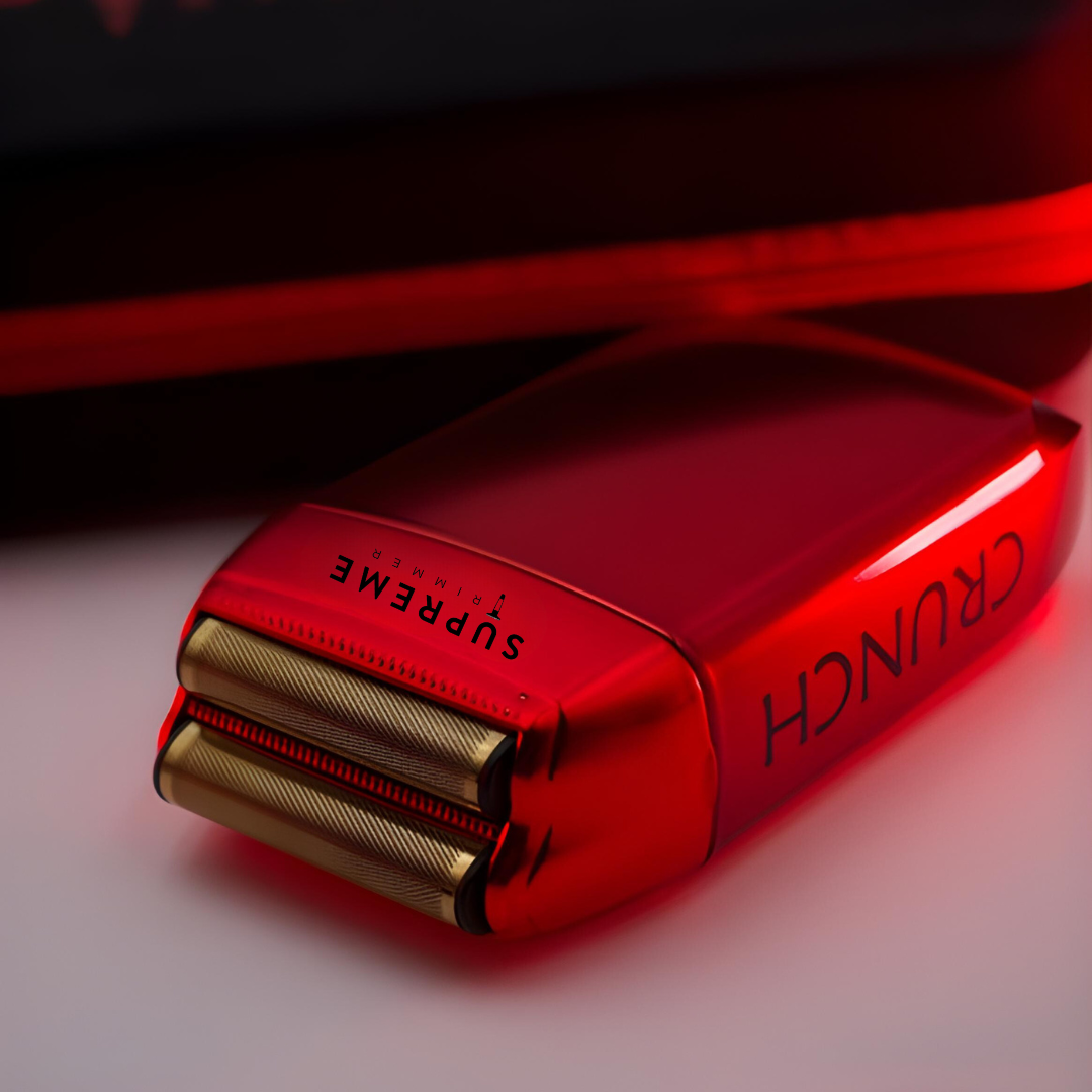 Crunch™ Foil Shaver - Electric Razors - Supreme Trimmer Mens Trimmer Grooming kit 
#COLOR_RED