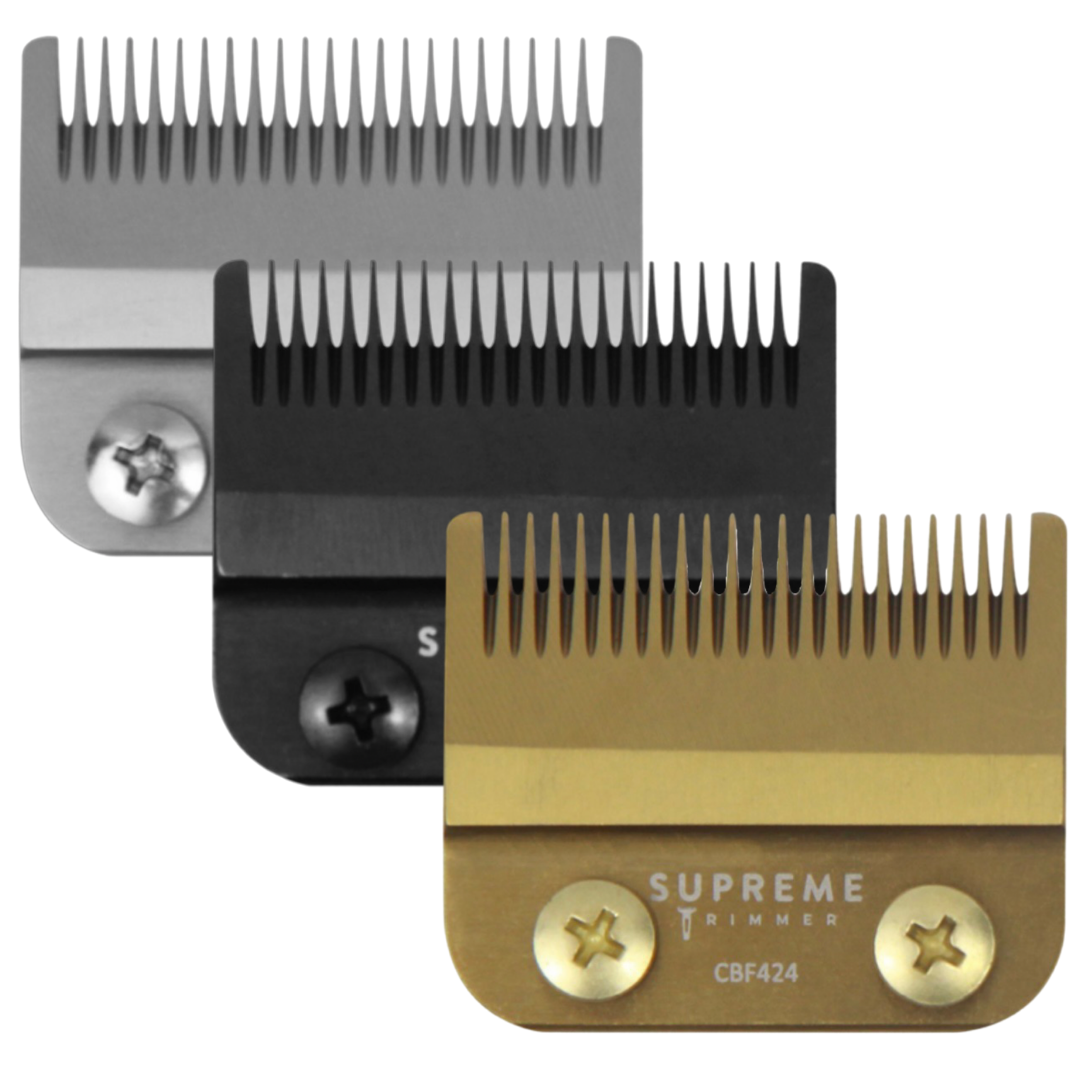 Steel Fade Blade CBF424 - Hair Clipper Replacement Blades - Supreme Trimmer Mens Trimmer Grooming kit