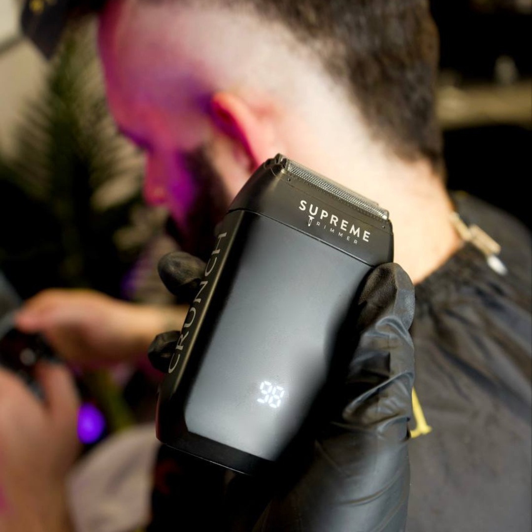 Crunch™ Foil Shaver - Electric Razors - Supreme Trimmer Mens Trimmer Grooming kit 
#COLOR_BLACK