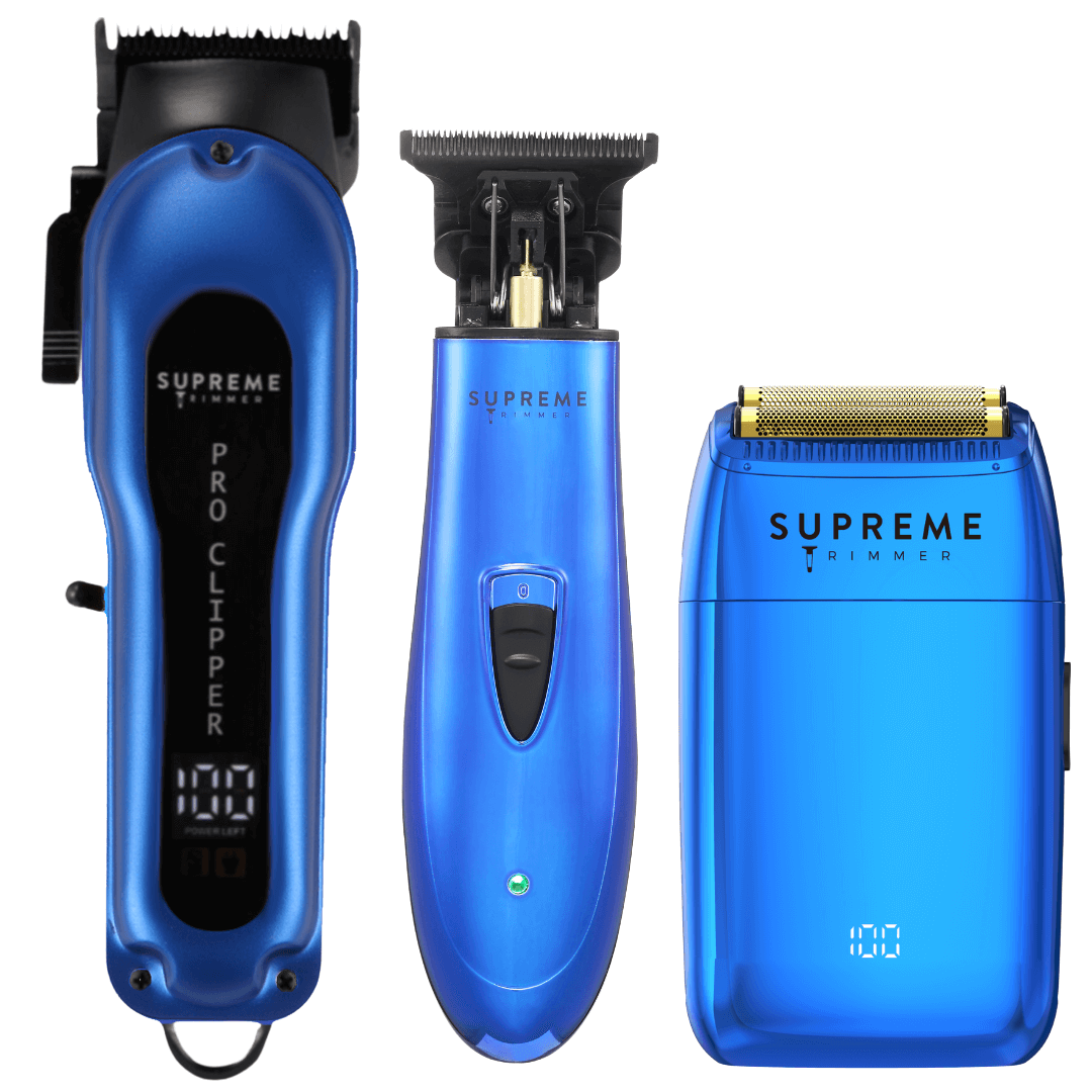 Clipper, Trimmer & Shaver Set - Hair Trimmer, Clipper, and Shaver - Supreme Trimmer Mens Trimmer Grooming kit