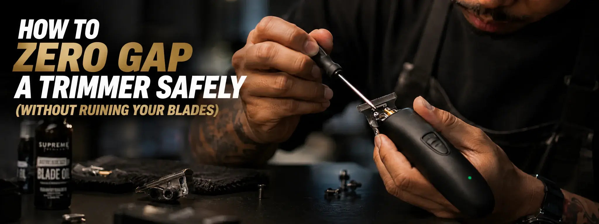 How to Zero Gap a Trimmer Safely (Without Ruining Your Blades)