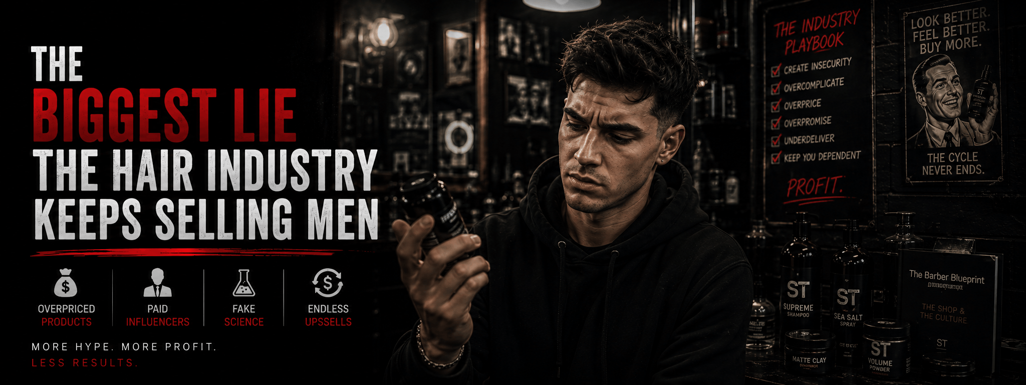 The Biggest Lie the Hair Industry Keeps Selling Men