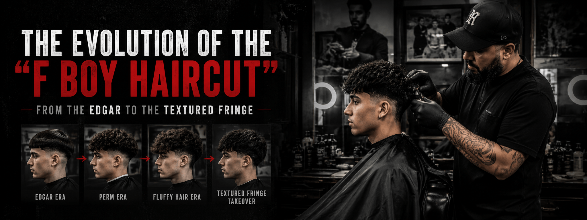 The Evolution of the "F Boy Haircut": From the Edgar to the Textured Fringe