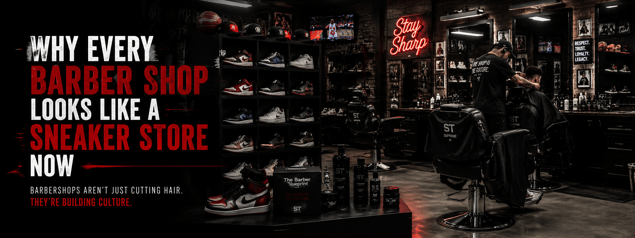 From Barber Poles to Jordans: The Streetwear Glow-Up of the Modern Shop