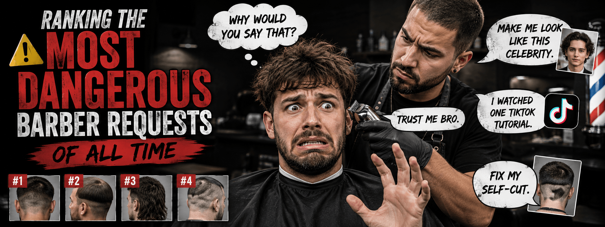 Ranking the Most Dangerous Barber Requests of All Time