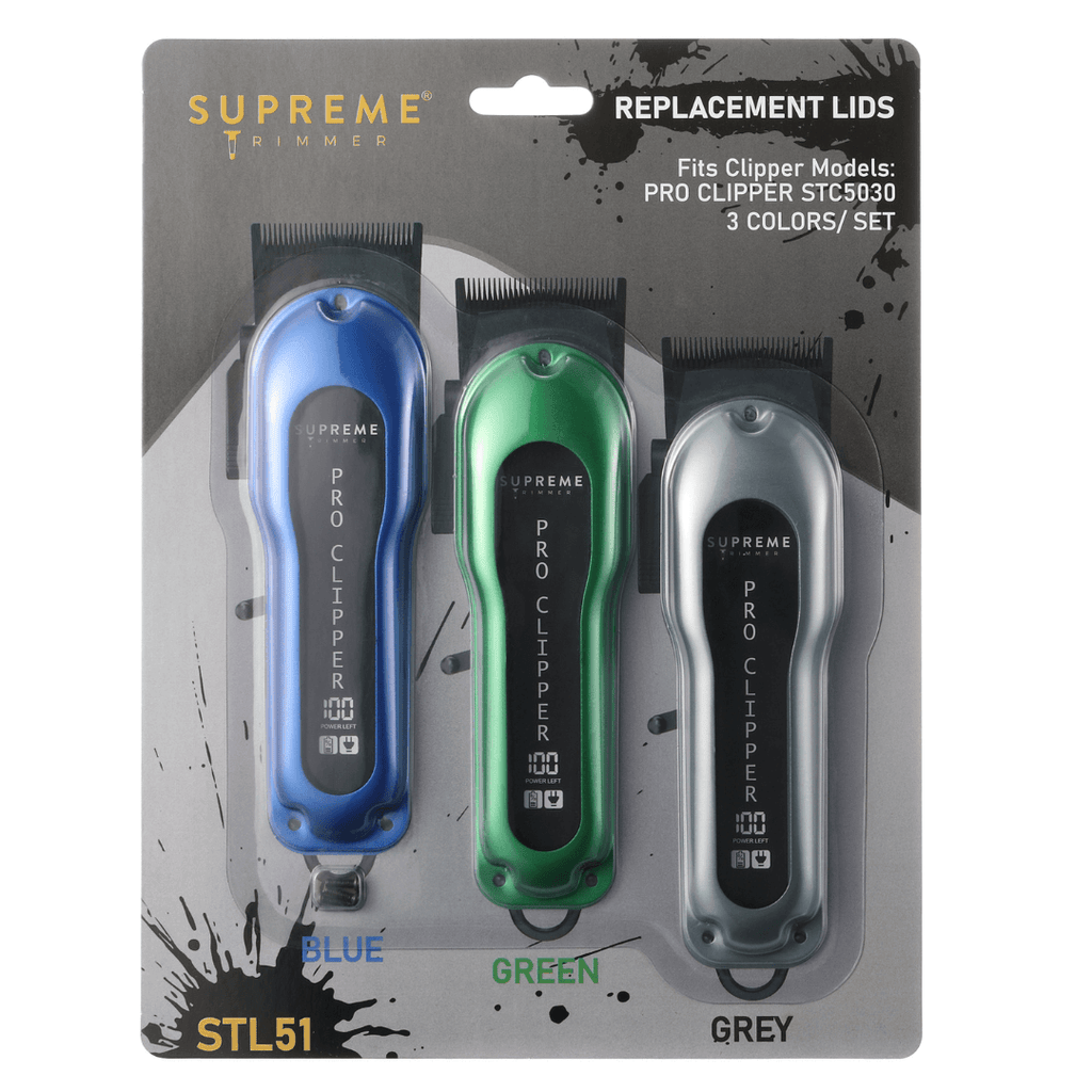 Replacement Lids for Pro Clipper - Hair Clipper & Trimmer Accessories - Supreme Trimmer Mens Trimmer Grooming kit 
#COLOR_BLUE/GREEN/GREY