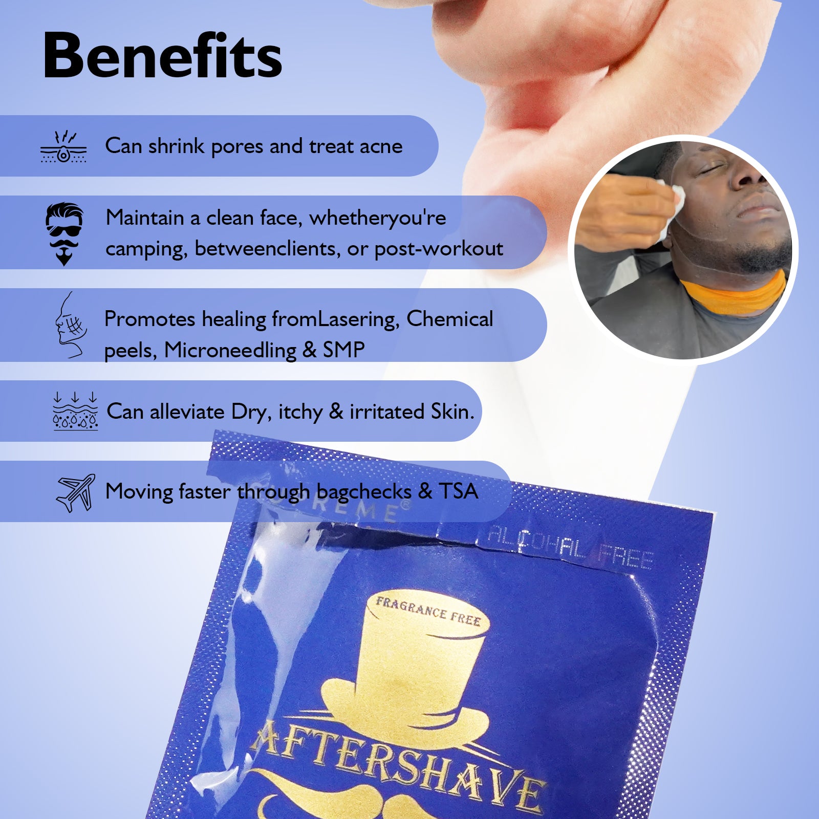 Barber Wipes™  The OG Aftershave Wipes™