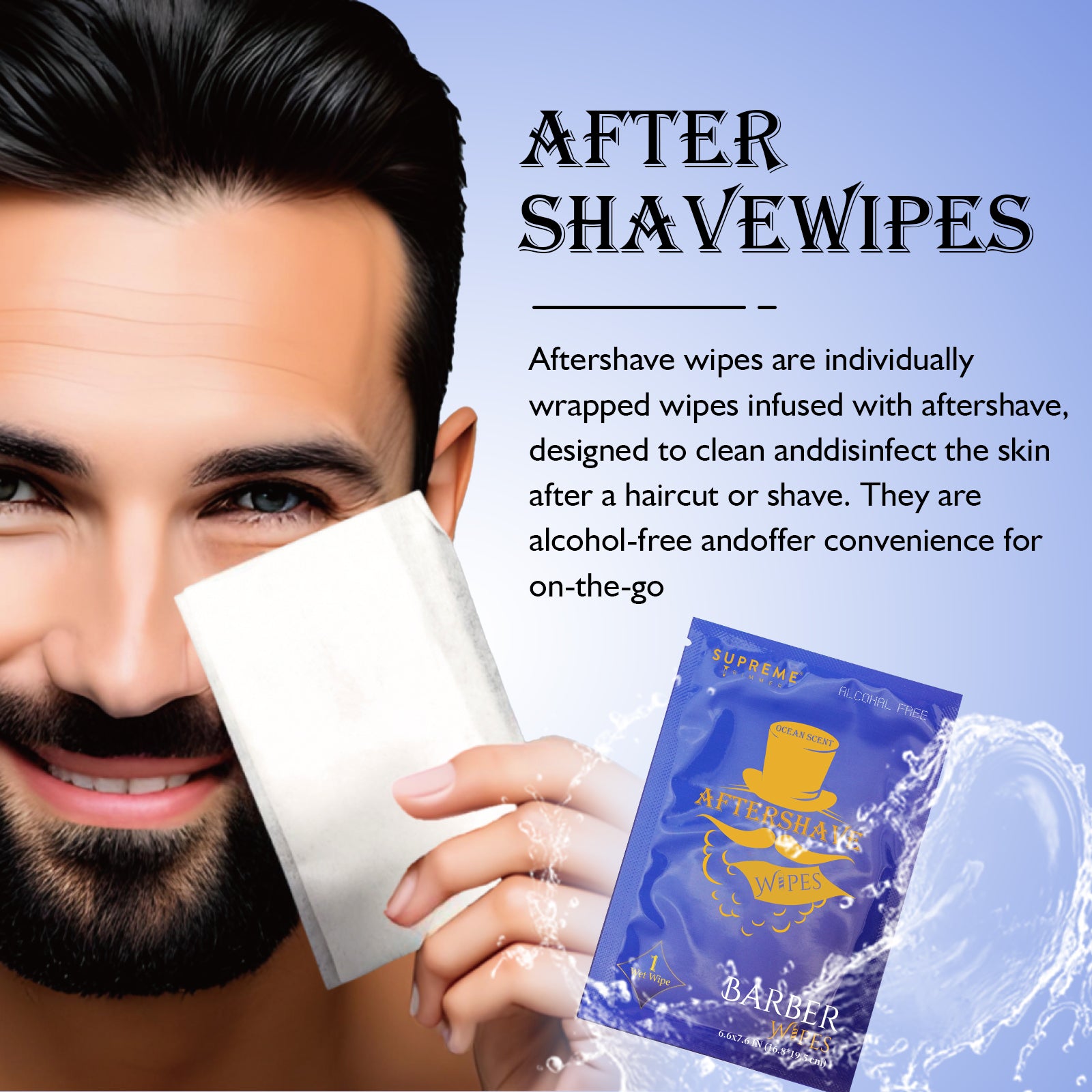 Barber Wipes™  The OG Aftershave Wipes™