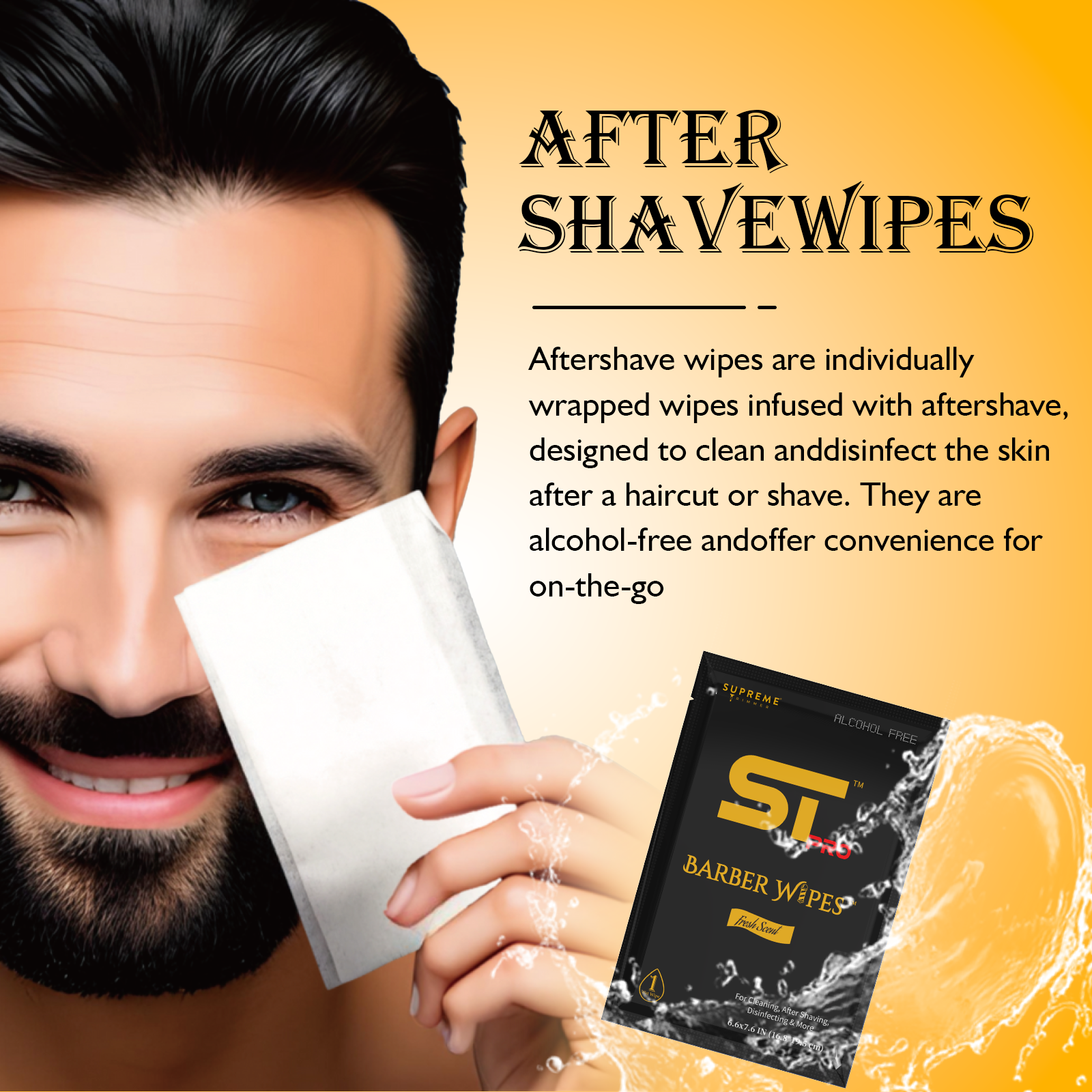 Barber Wipes™  The OG Aftershave Wipes™
