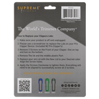 Replacement Lids for Pro Clipper - Hair Clipper & Trimmer Accessories - Supreme Trimmer Mens Trimmer Grooming kit 
#COLOR_BLUE/GREEN/GREY