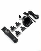 TORQ™ black professional hair trimmer with guards and accessories