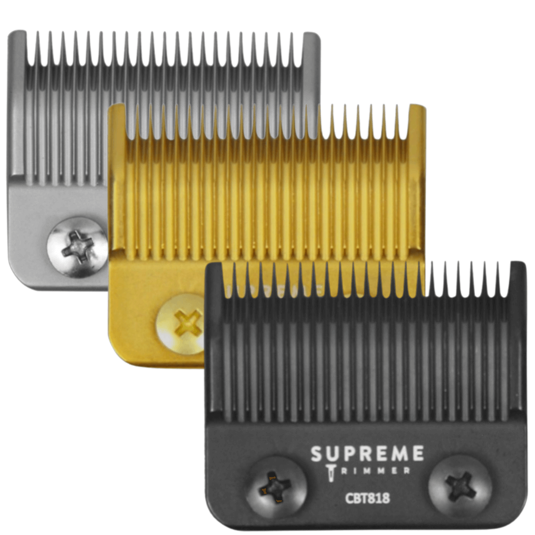Ceramic Taper Blade CBT818 - Hair Clipper Replacement Blades - Supreme Trimmer Mens Trimmer Grooming kit 