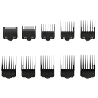 Magnetic/Clip Guards for Clippers (10 piece) CMG100 - Clipper guards - Supreme Trimmer Mens Trimmer Grooming kit 
#COLOR_BLACK