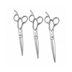 Supreme Trimmer professional barber shears shown in 3 available size options