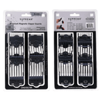 Magnetic/Clip Guards for Clippers (10 piece) CMG100 - Clipper guards - Supreme Trimmer Mens Trimmer Grooming kit 
#COLOR_BLACK