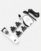 TORQ™ white professional hair trimmer with guards and accessories