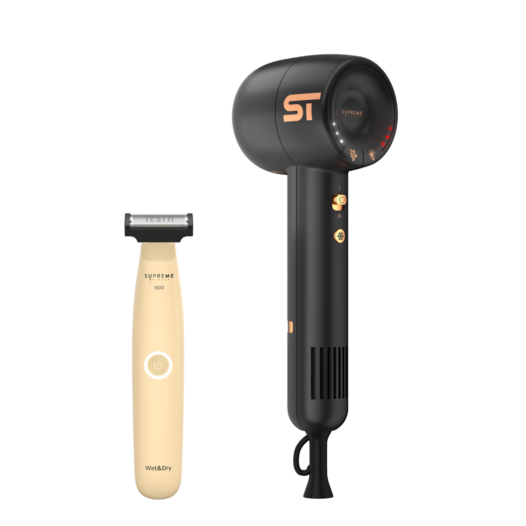 Professional Hair Dryer & TESTii™ Trimmer Bundle