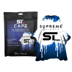 Supreme Trimmer Blue Neon professional barber cape packaging and design