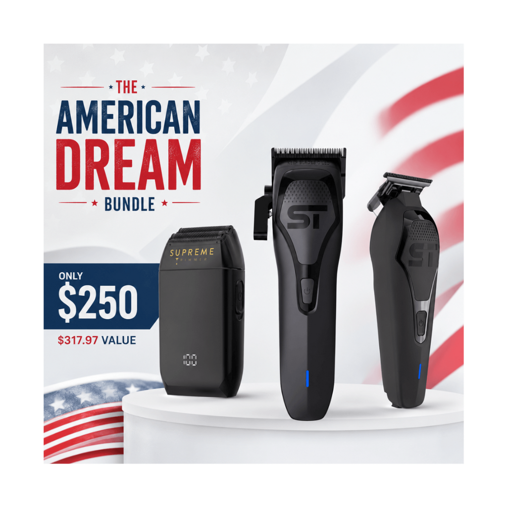 The American Dream Bundle: Exclusive DarkStar 72 Clipper, Trimmer & Crunch Shaver 3-Piece Kit