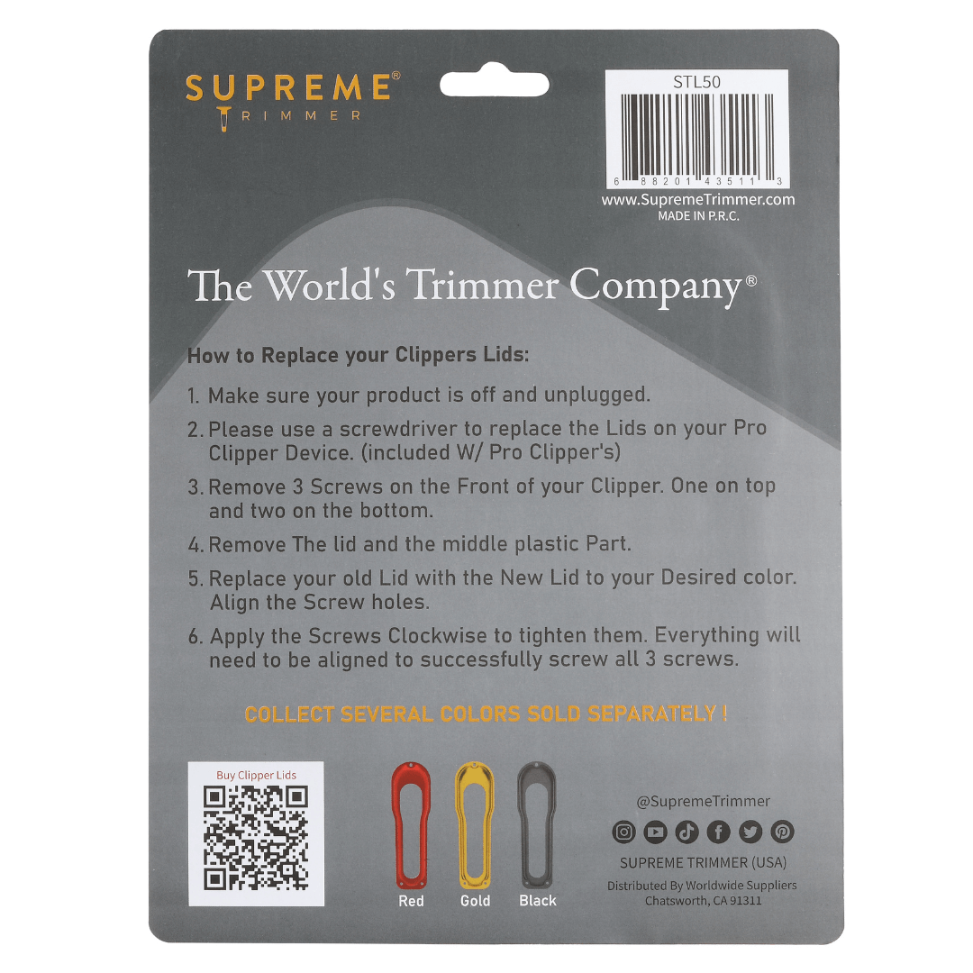 Replacement Lids for Pro Clipper - Hair Clipper & Trimmer Accessories - Supreme Trimmer Mens Trimmer Grooming kit 