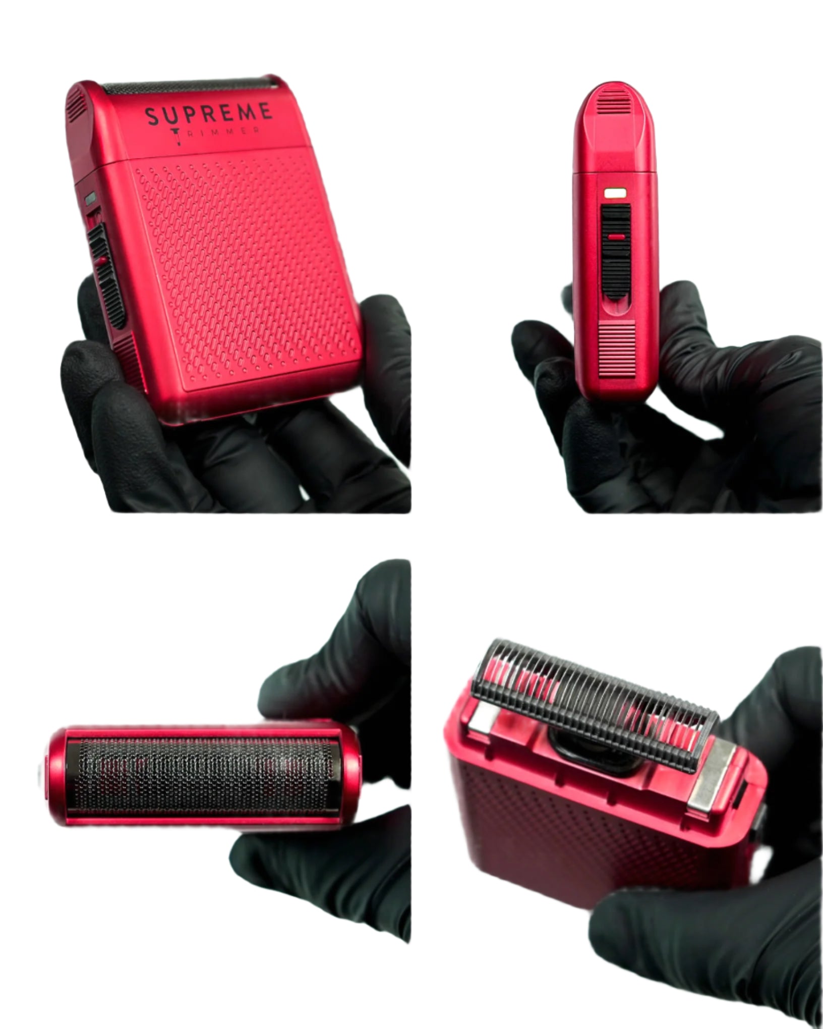 Solo™ Single Foil Shaver - Electric Shaver - Supreme Trimmer Mens Trimmer Grooming kit 
#COLOR_RED