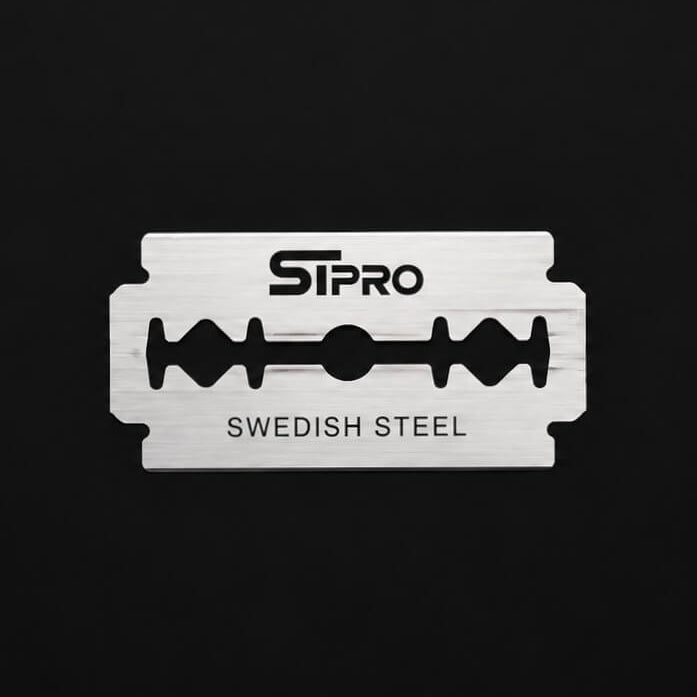 Swedish steel professional double edge razor blade