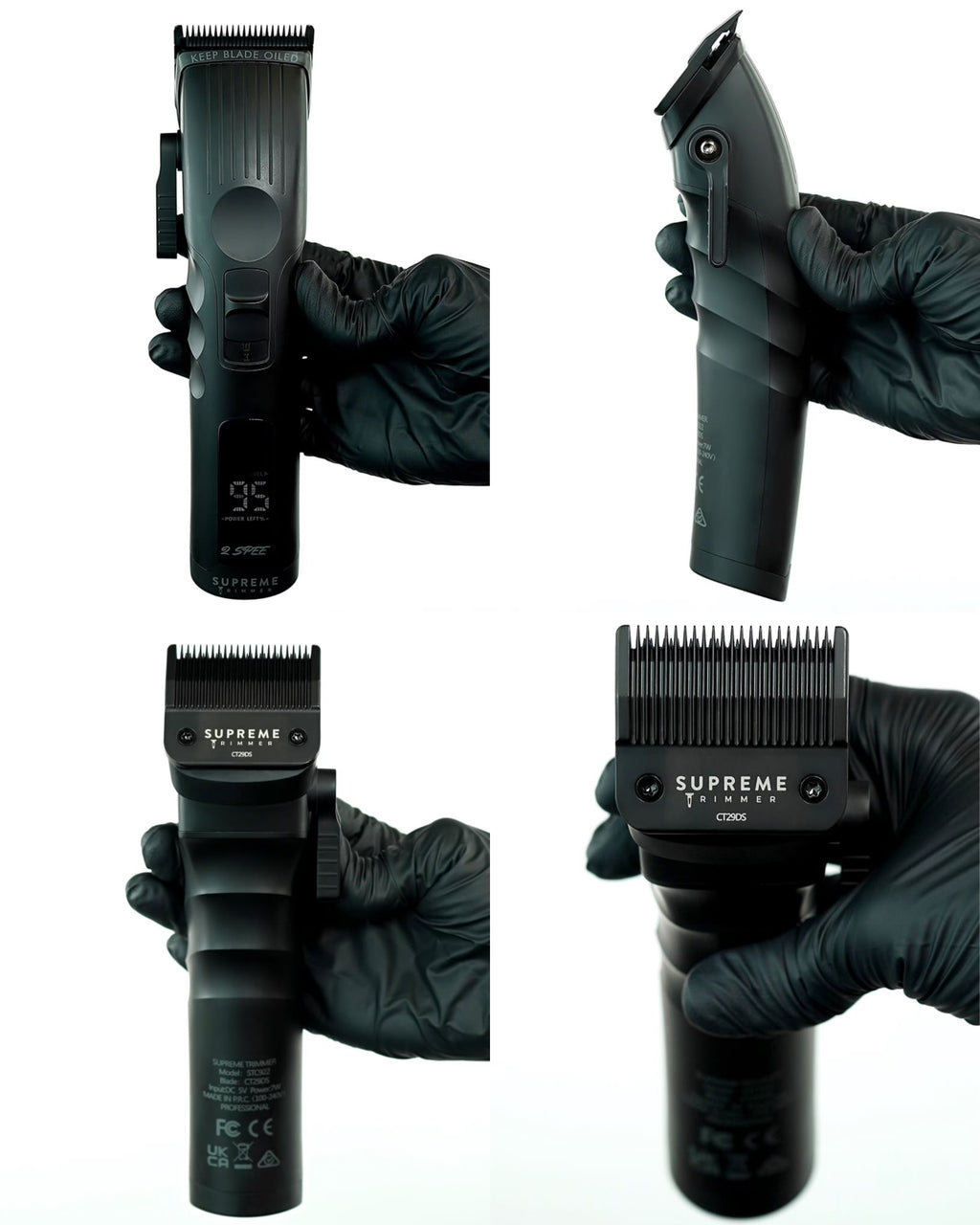 2Spee™ Clipper - Hair Clipper & Trimmer Accessories - Supreme Trimmer Mens Trimmer Grooming kit 
#COLOR_BLACK