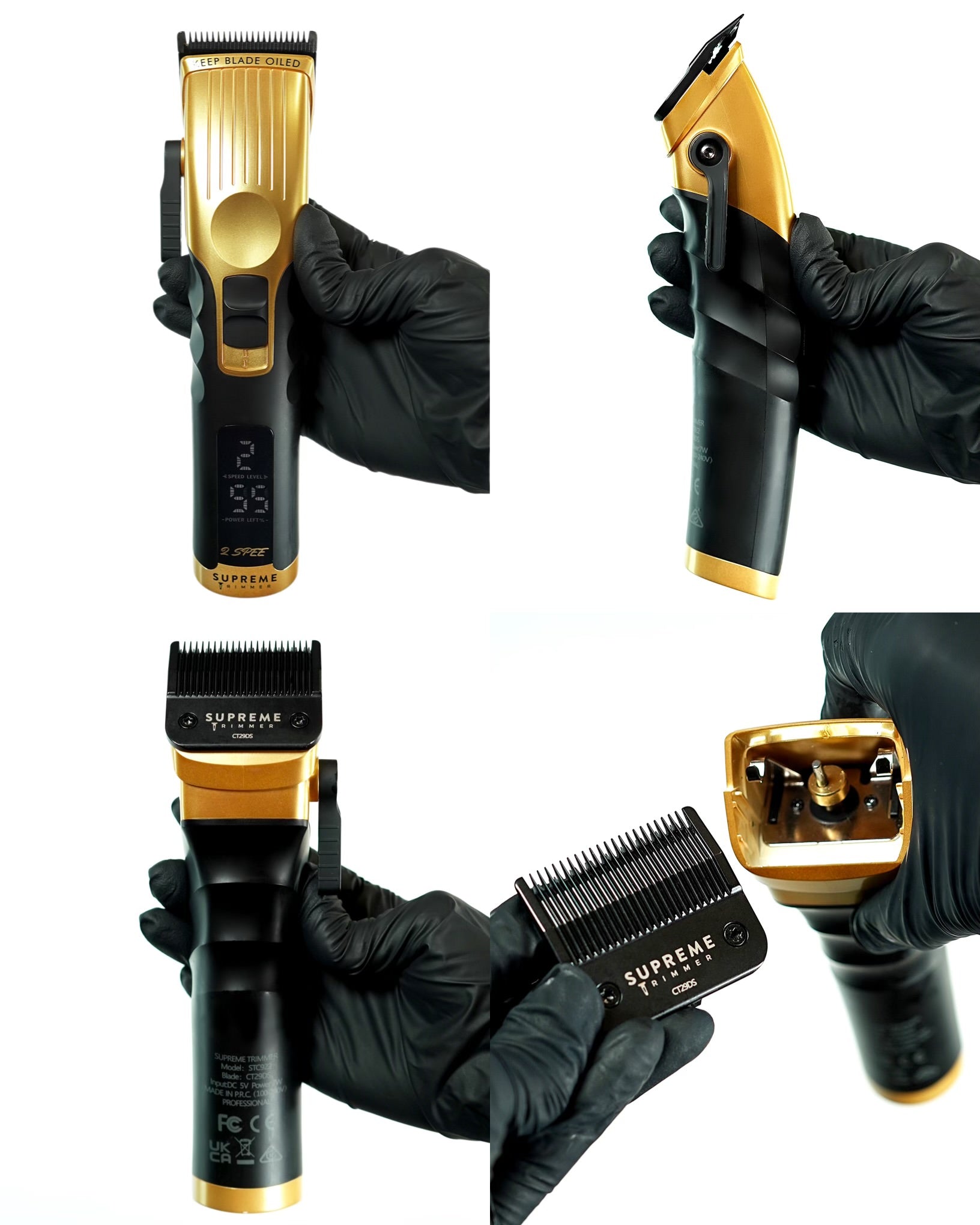 2Spee™ Clipper - Hair Clipper & Trimmer Accessories - Supreme Trimmer Mens Trimmer Grooming kit 
#COLOR_GOLD