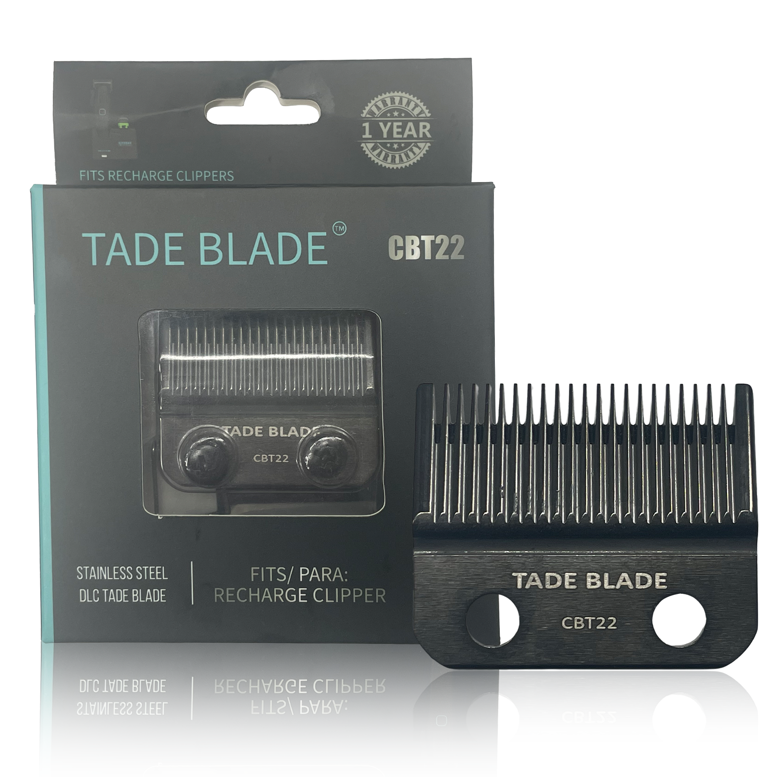 TADE BLADE BRAND FOR RECHARGE CLIPPER BLADE-CBT22