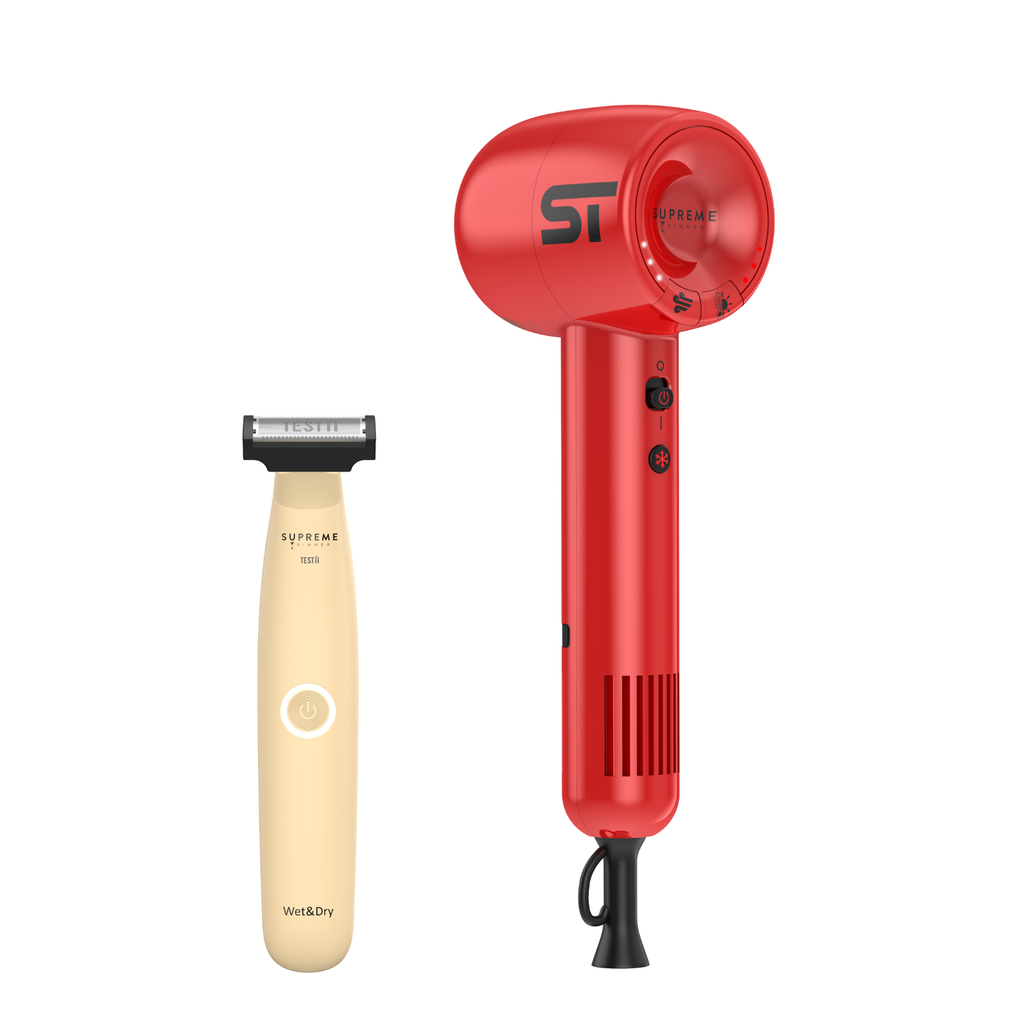 Professional Hair Dryer & TESTii™ Trimmer Bundle