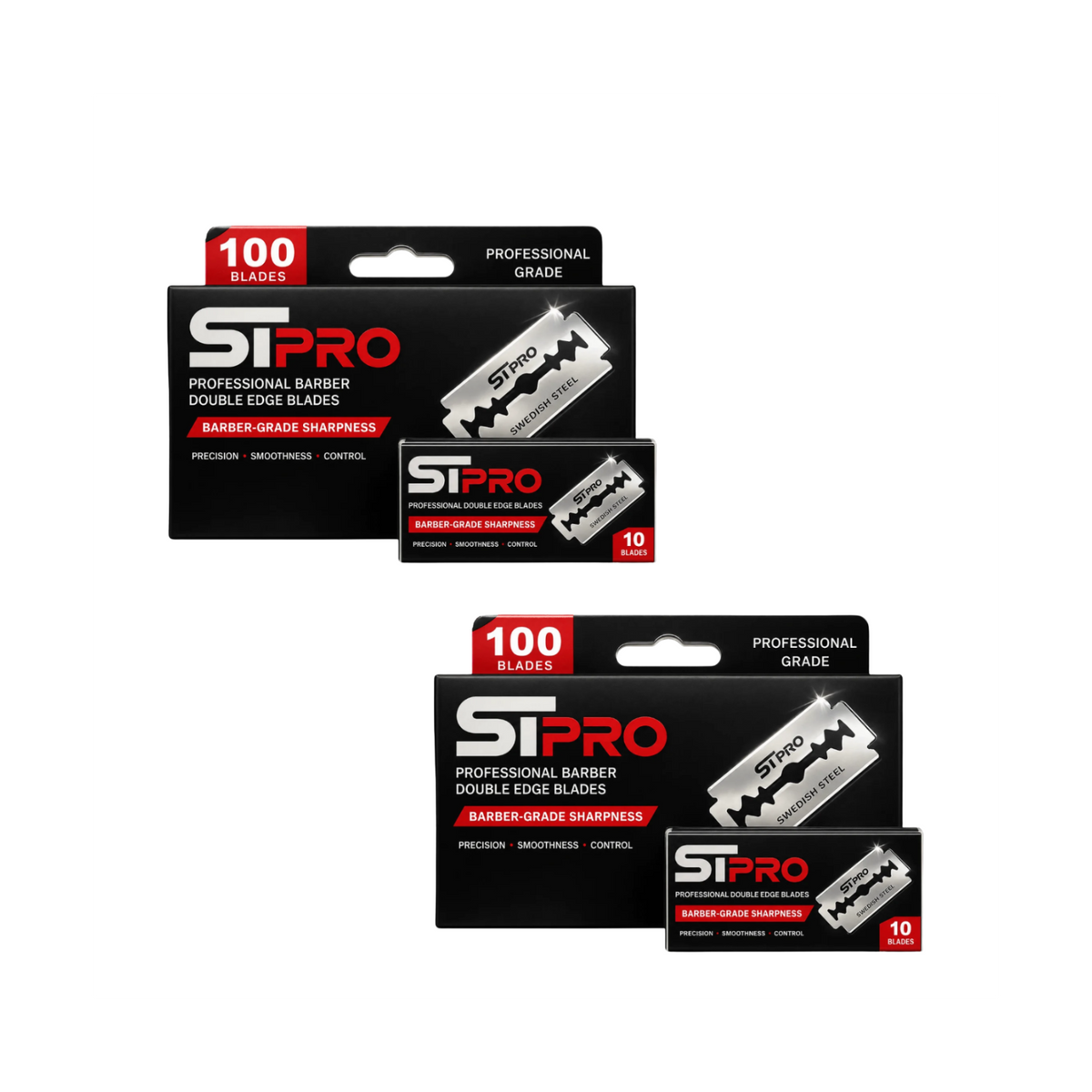 Precision Double Edge Razor Blades | 100 Pack