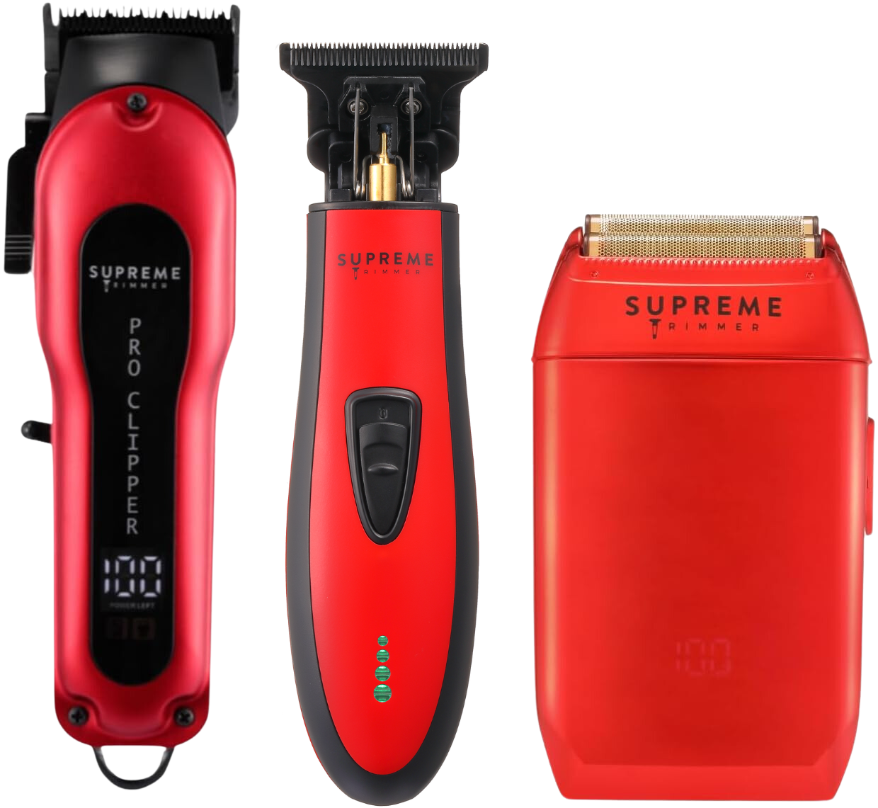 3-in-1 Starter Set - Hair Trimmer, Clipper, and Shaver - Supreme Trimmer Mens Trimmer Grooming kit 