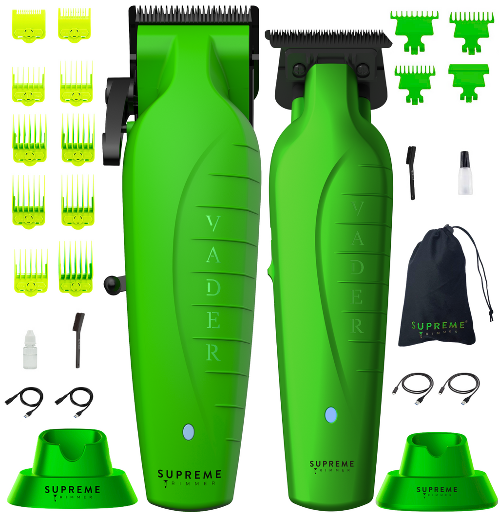 Vader™ Clipper & Vader™ Trimmer Set - Hair Clippers & Trimmers - Supreme Trimmer Mens Trimmer Grooming kit 
#COLOR_ACID