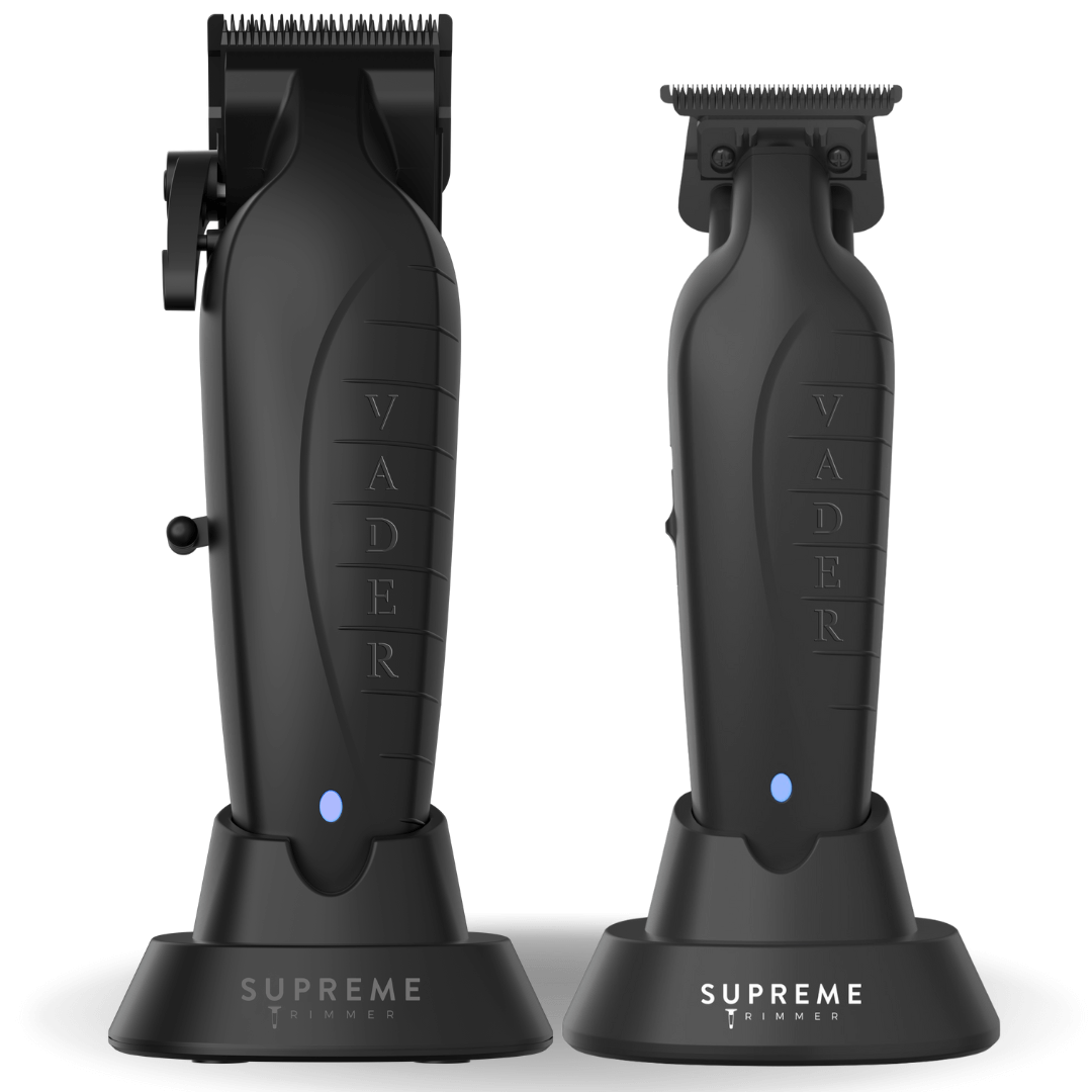 Vader™ Clipper & Vader™ Trimmer Set - Hair Clippers & Trimmers - Supreme Trimmer Mens Trimmer Grooming kit 
#COLOR_BLACK