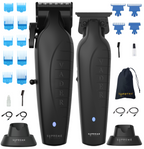 Vader™ Clipper & Vader™ Trimmer Set - Hair Clippers & Trimmers - Supreme Trimmer Mens Trimmer Grooming kit 
#COLOR_BLACK