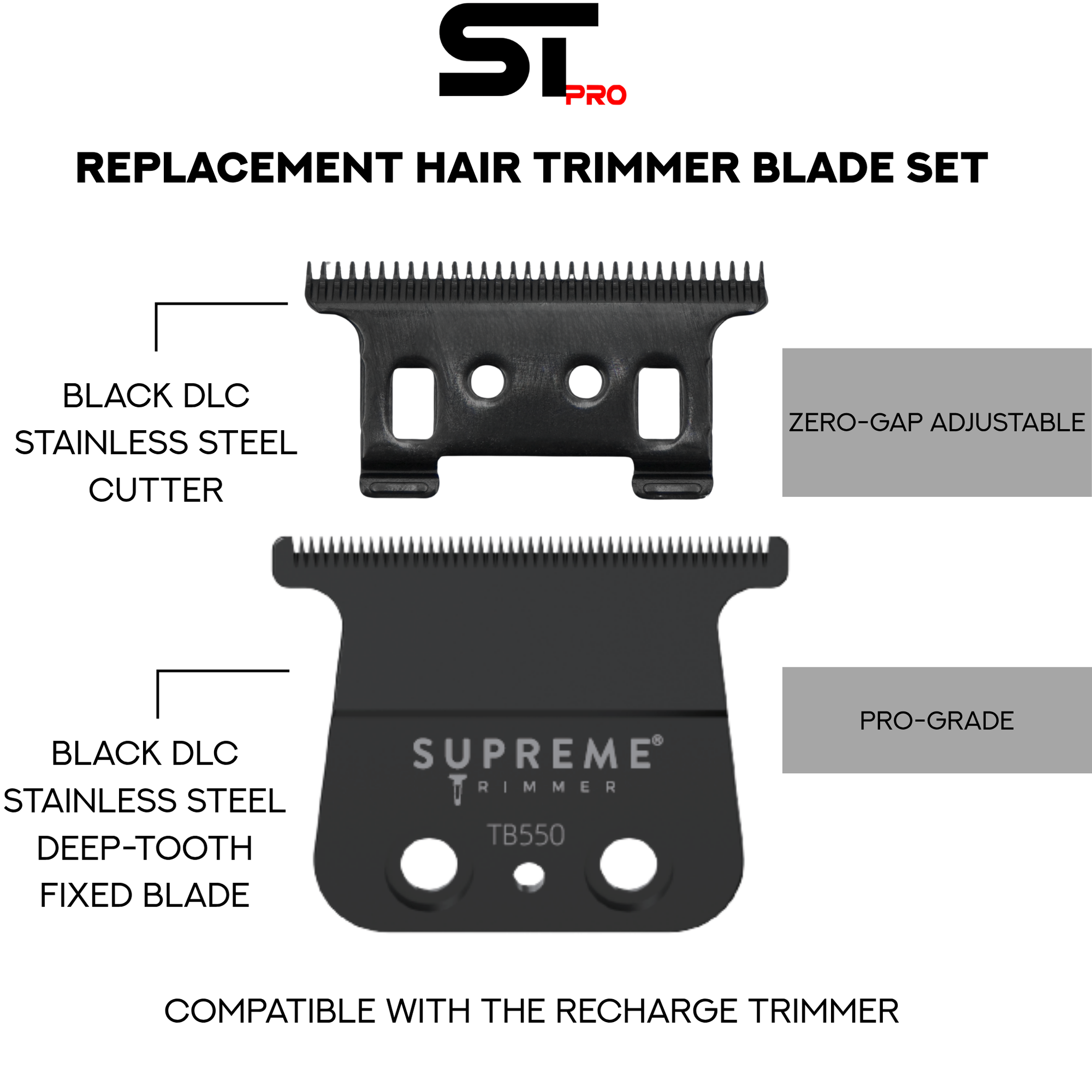 Deep Tooth Blade for DarkStar Trimmer-TB550
