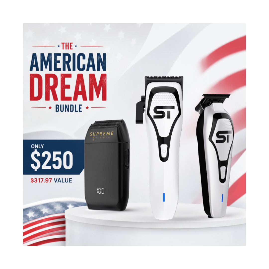 The American Dream Bundle: Exclusive DarkStar 72 Clipper, Trimmer & Crunch Shaver 3-Piece Kit