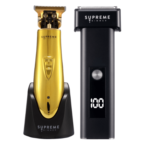 T Fader™ Shaver & T Shaper™ Trimmer Bundle - Electric Razor and Trimmer - Supreme Trimmer Mens Trimmer Grooming kit 
#COLOR_GOLD