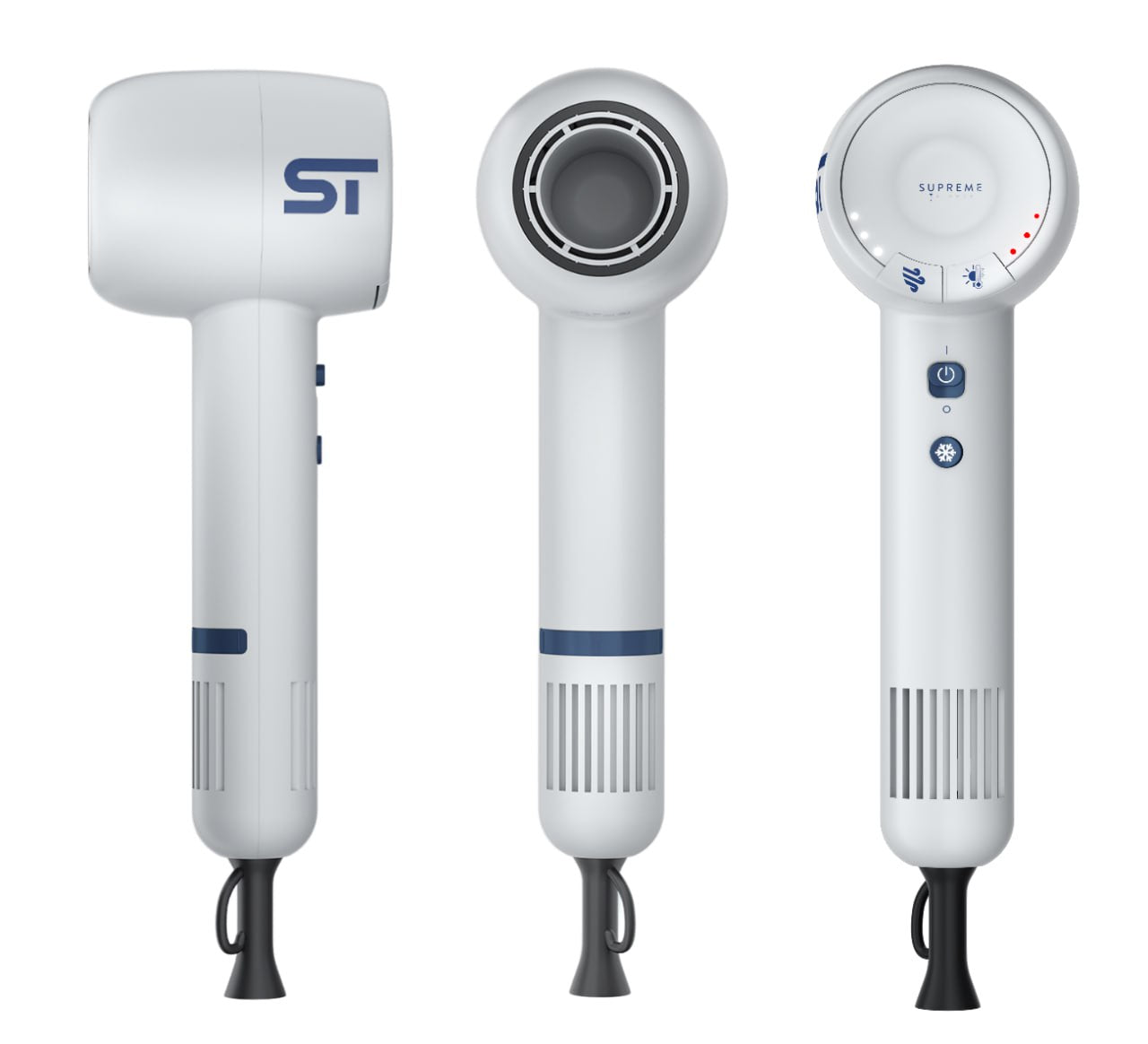 Brushless Hair Dryer - Hair Dryer - Supreme Trimmer Mens Trimmer Grooming kit 
#COLOR_WHITE