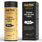 HairThik Hair Fibers - 55 grams - Hair Fiber - Supreme Trimmer Mens Trimmer Grooming kit 
#COLOR_BLACK